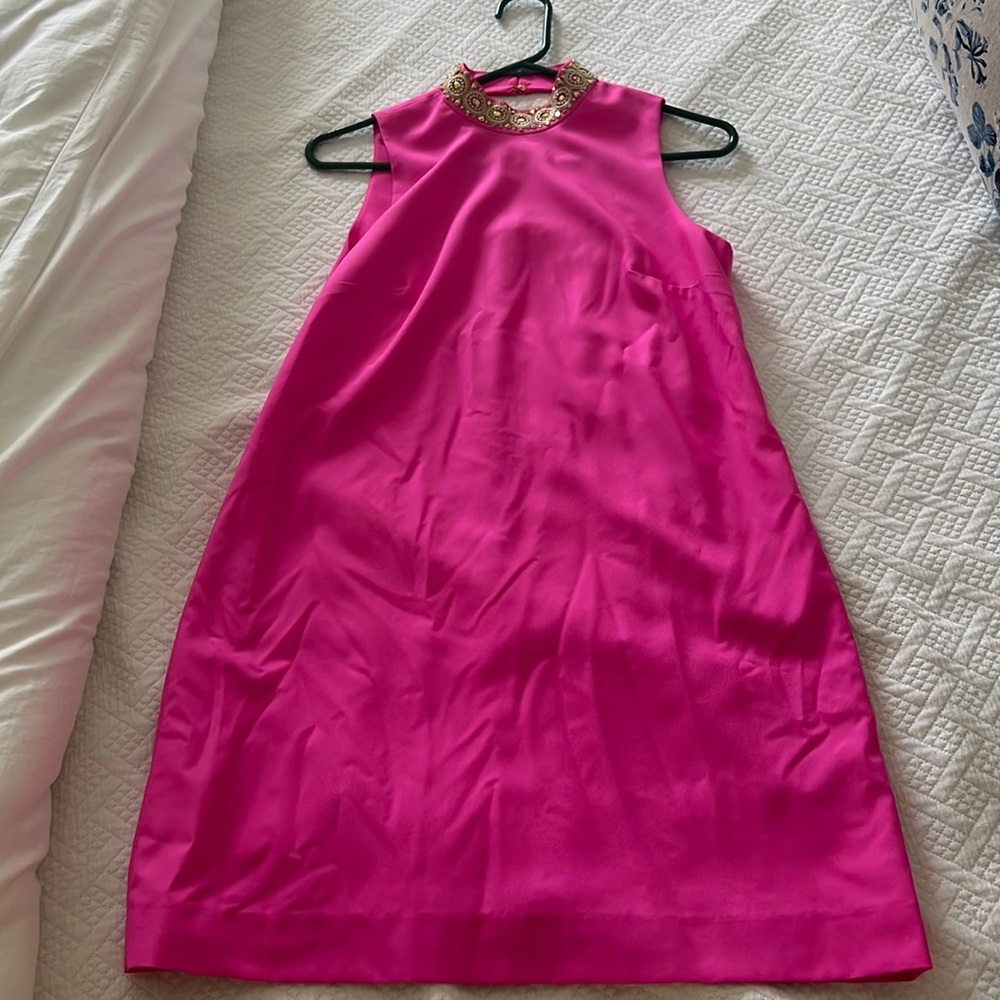 Lilly Pulitzer hot pink mini dress